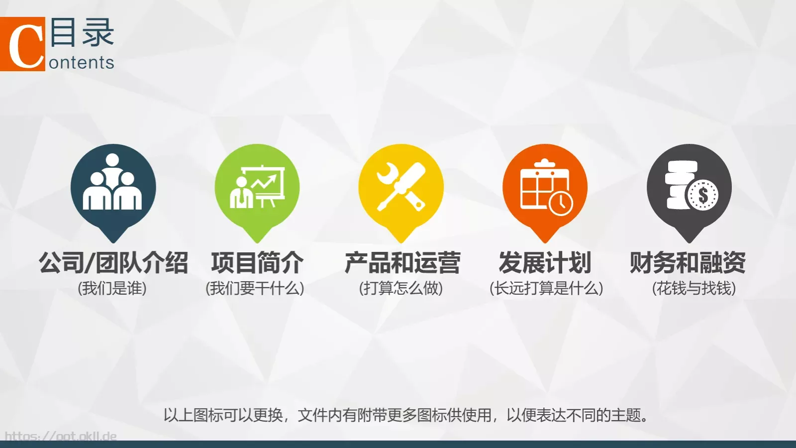 商业融资计划书PPT模板 第 2 页缩略图
