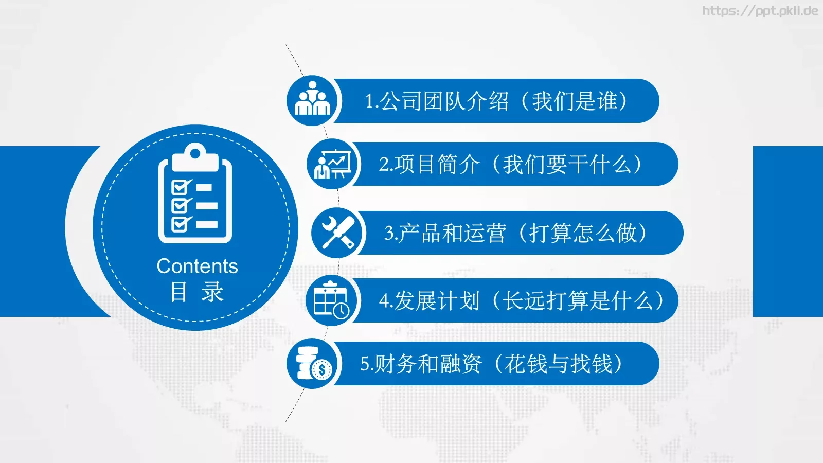 商业融资商业计划书PPT模板 第 2 页缩略图