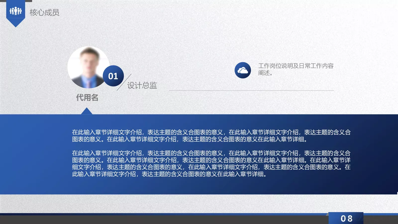 商业融资计划书PPT模板 第 8 页预览图