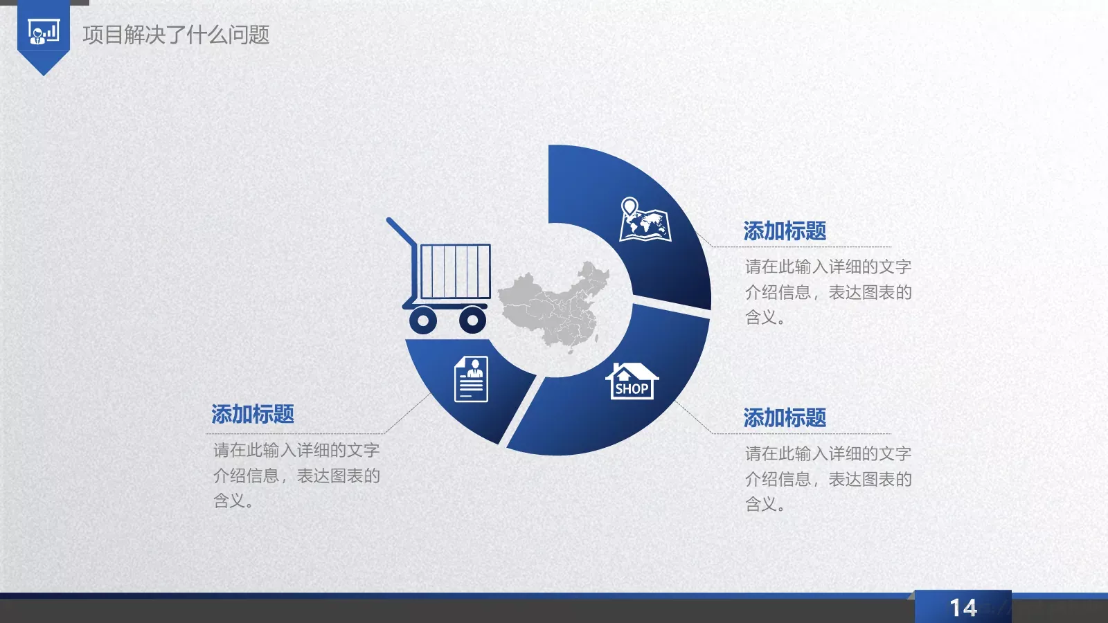商业融资计划书PPT模板 第 14 页预览图