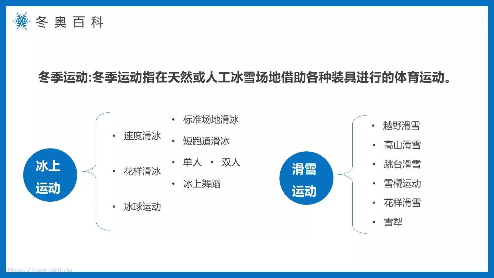 纯洁的冰雪冬奥会主题PPT模板 第 12 页预览图