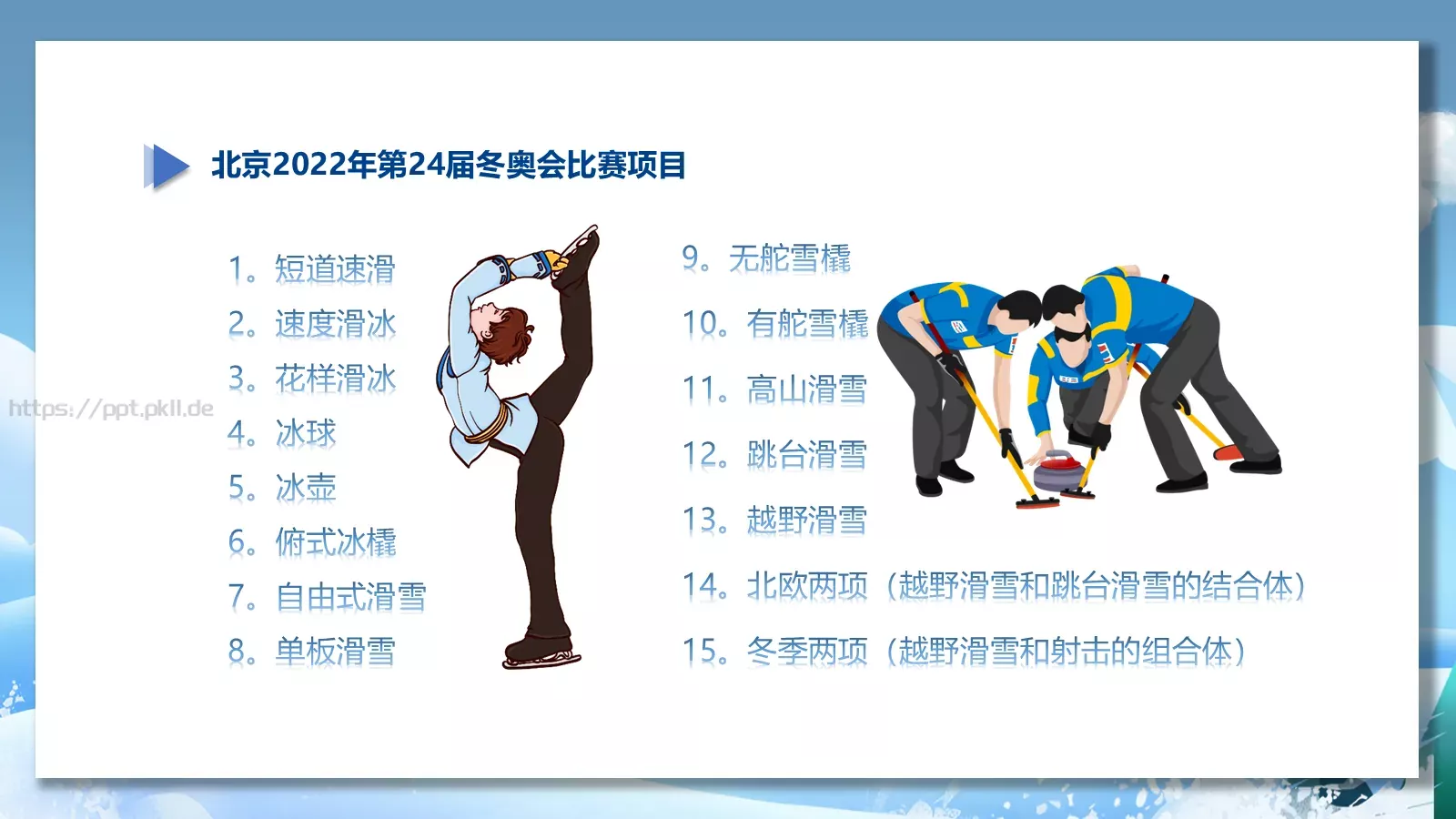 我心中的冬奥会PPT模板 第 4 页缩略图