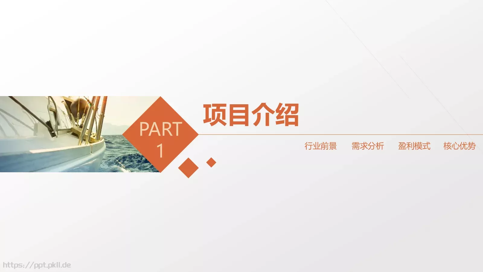 商业融资商业计划书PPT模板 第 3 页缩略图