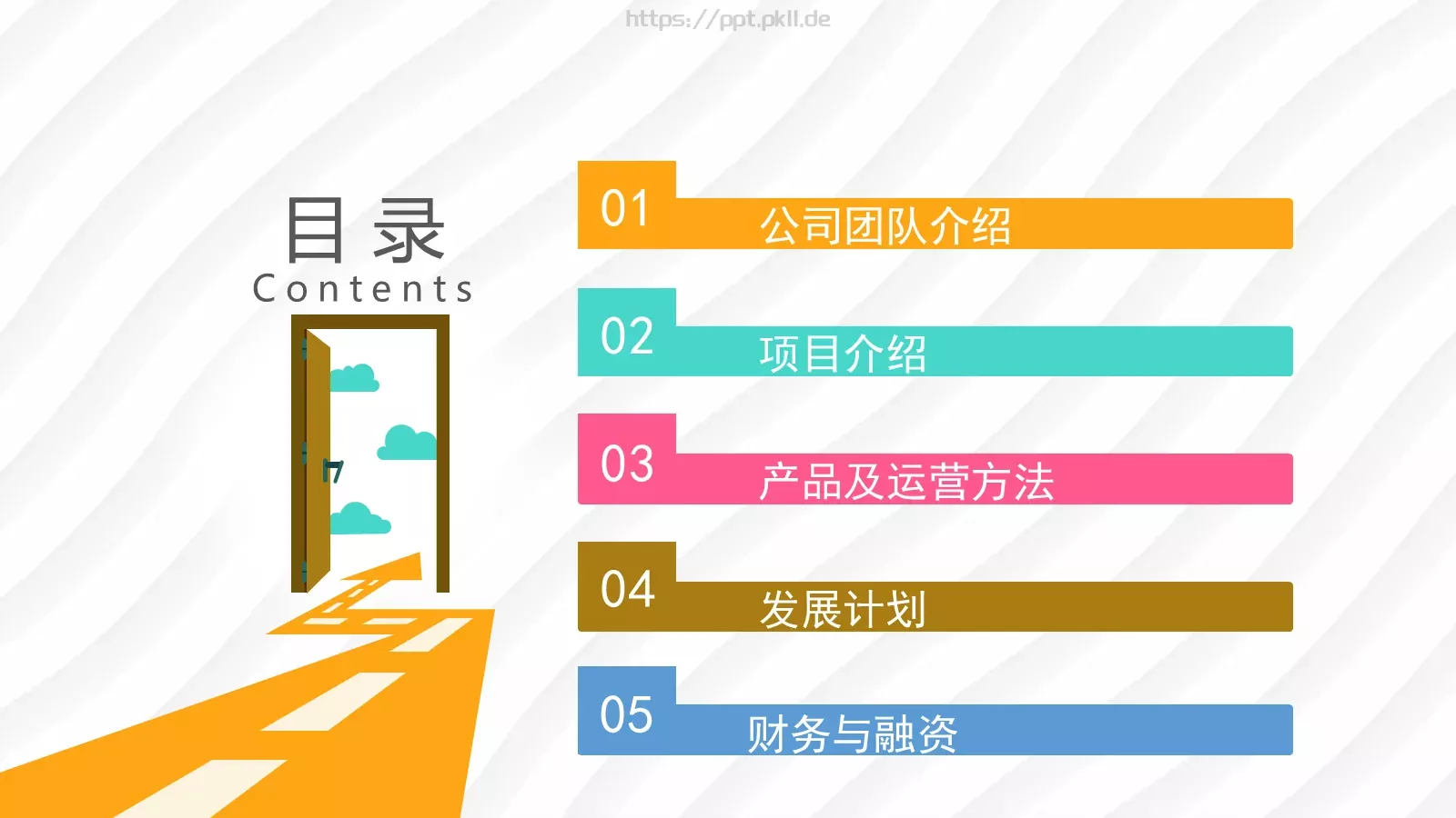 商业融资路演PPT模板 第 2 页缩略图