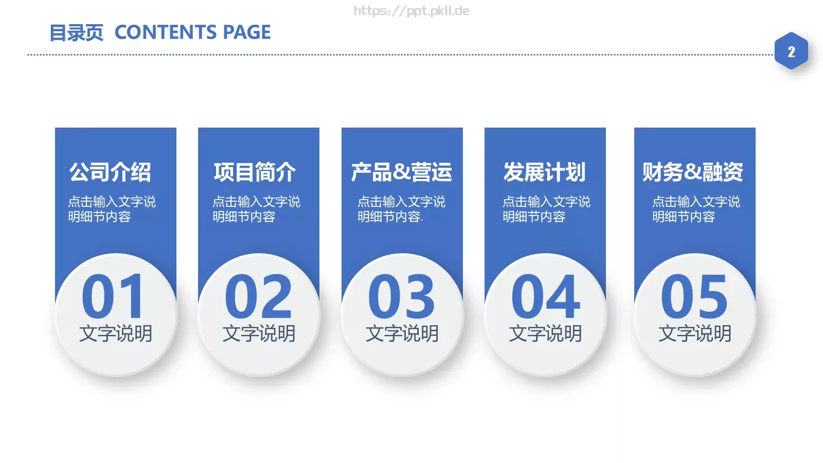 年度工作总结汇报PPT模板 第 2 页缩略图