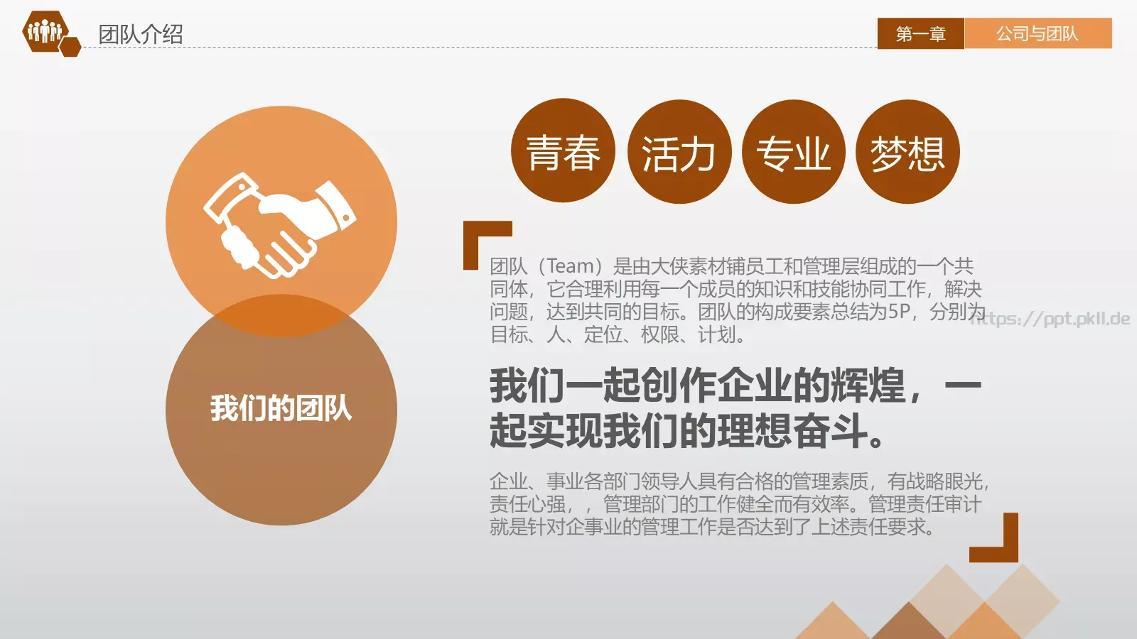 商业融资计划书PPT模板 第 7 页预览图