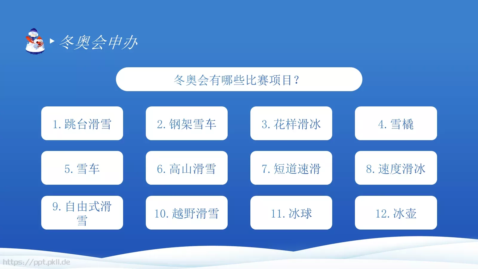 北京冬奥会主题宣讲PPT模板 第 8 页预览图