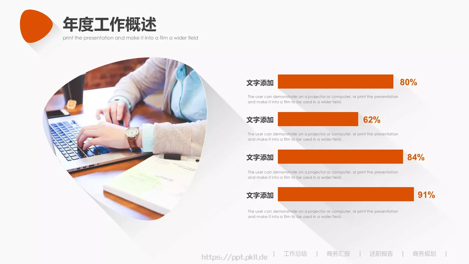 竞聘述职工作总结PPT模板 第 7 页预览图