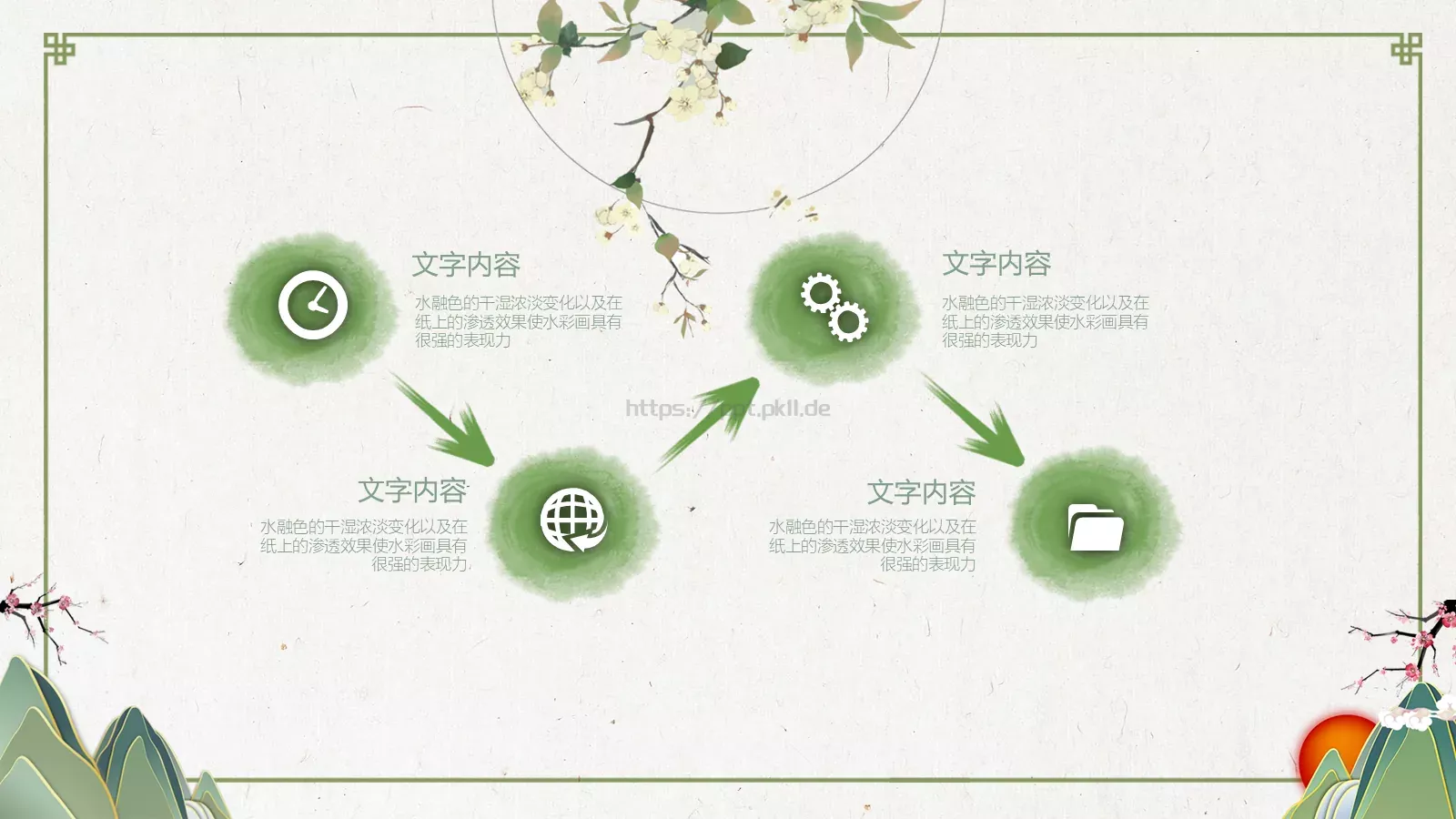 创意中国风PPT模板 第 8 页预览图