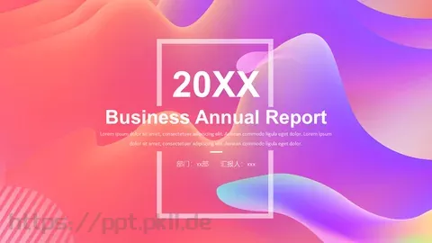 工作计划汇报PPT模板 缩略图