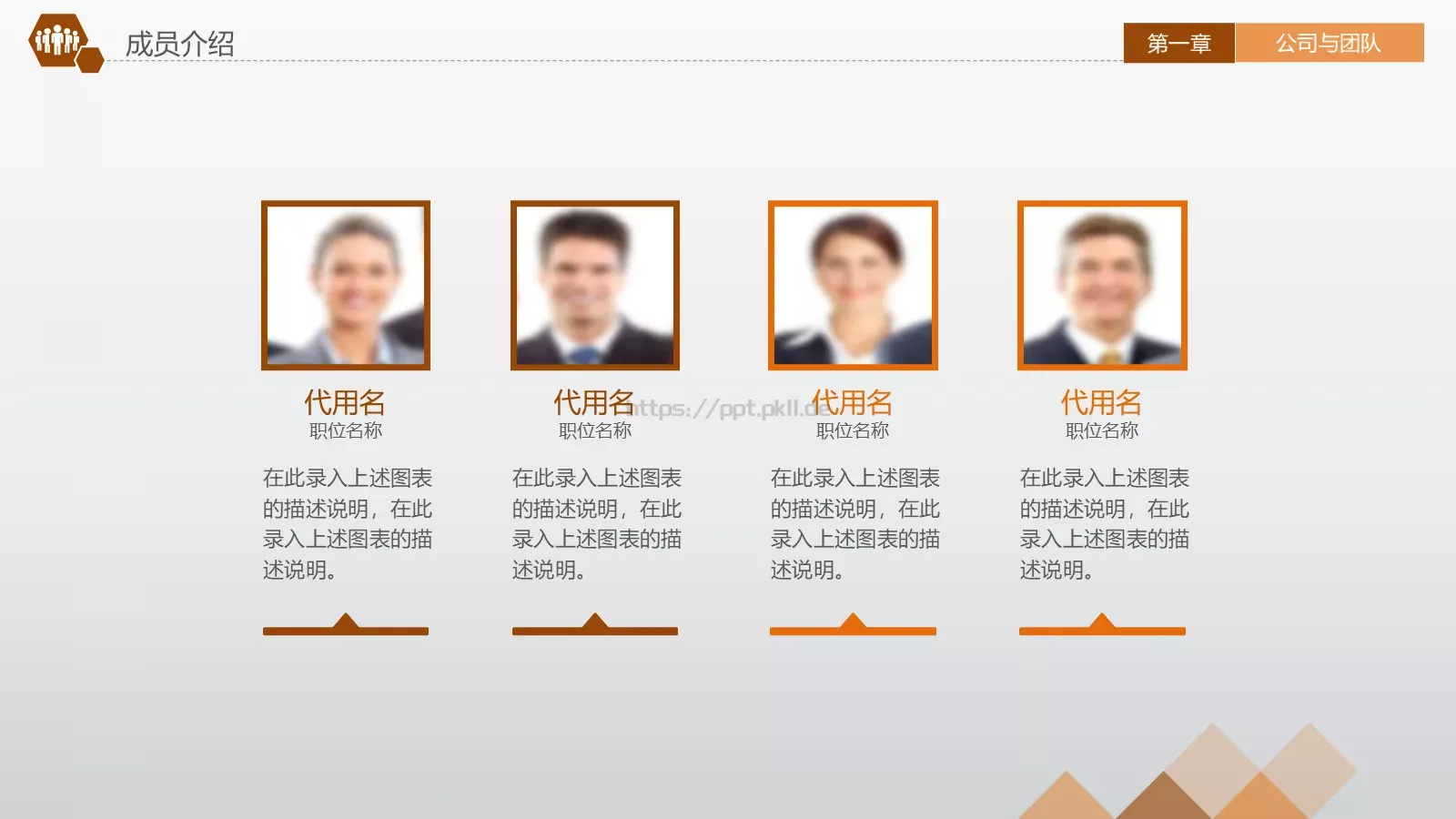 商业融资计划书PPT模板 第 8 页预览图