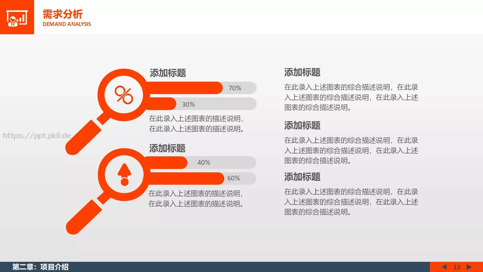 商业计划书PPT模板 第 13 页预览图