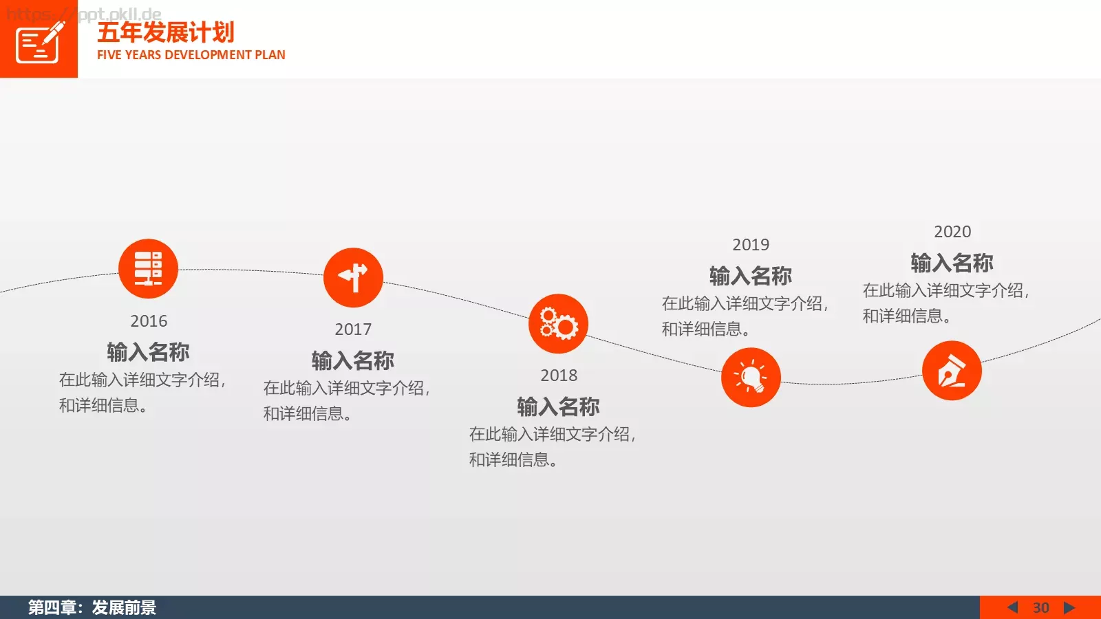 商业计划书PPT模板 第 30 页预览图
