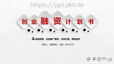 商业计划书PPT模板 缩略图