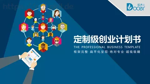 定制级创业计划书PPT模板 缩略图