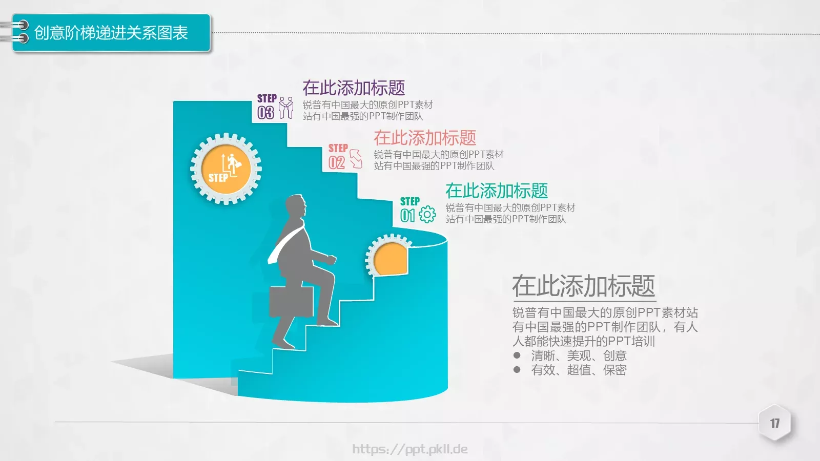 创意铅笔对比关系图表PPT模板 第 17 页预览图