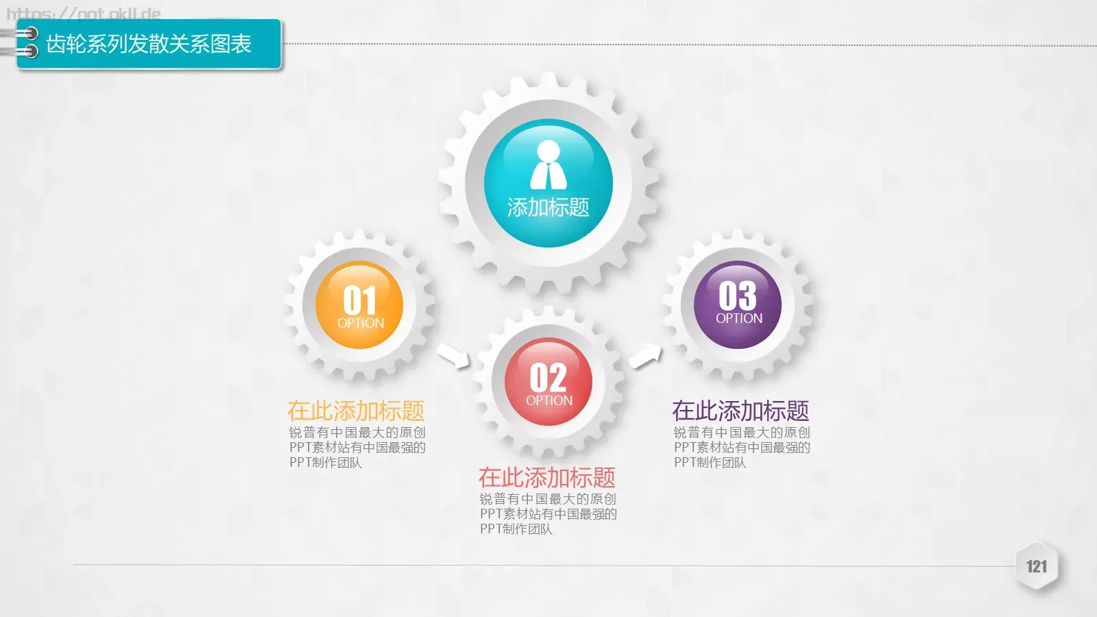 创意铅笔对比关系图表PPT模板 第 121 页预览图