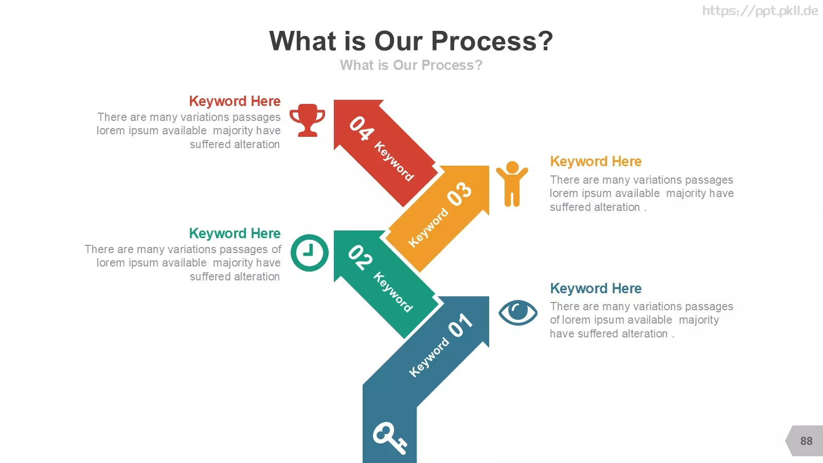 欧美多彩商务图标系列PPT模板 第 88 页预览图