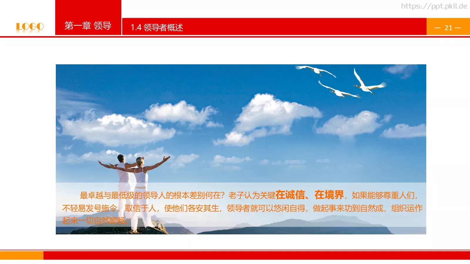 中高层领导培训课件PPT模板 第 21 页预览图