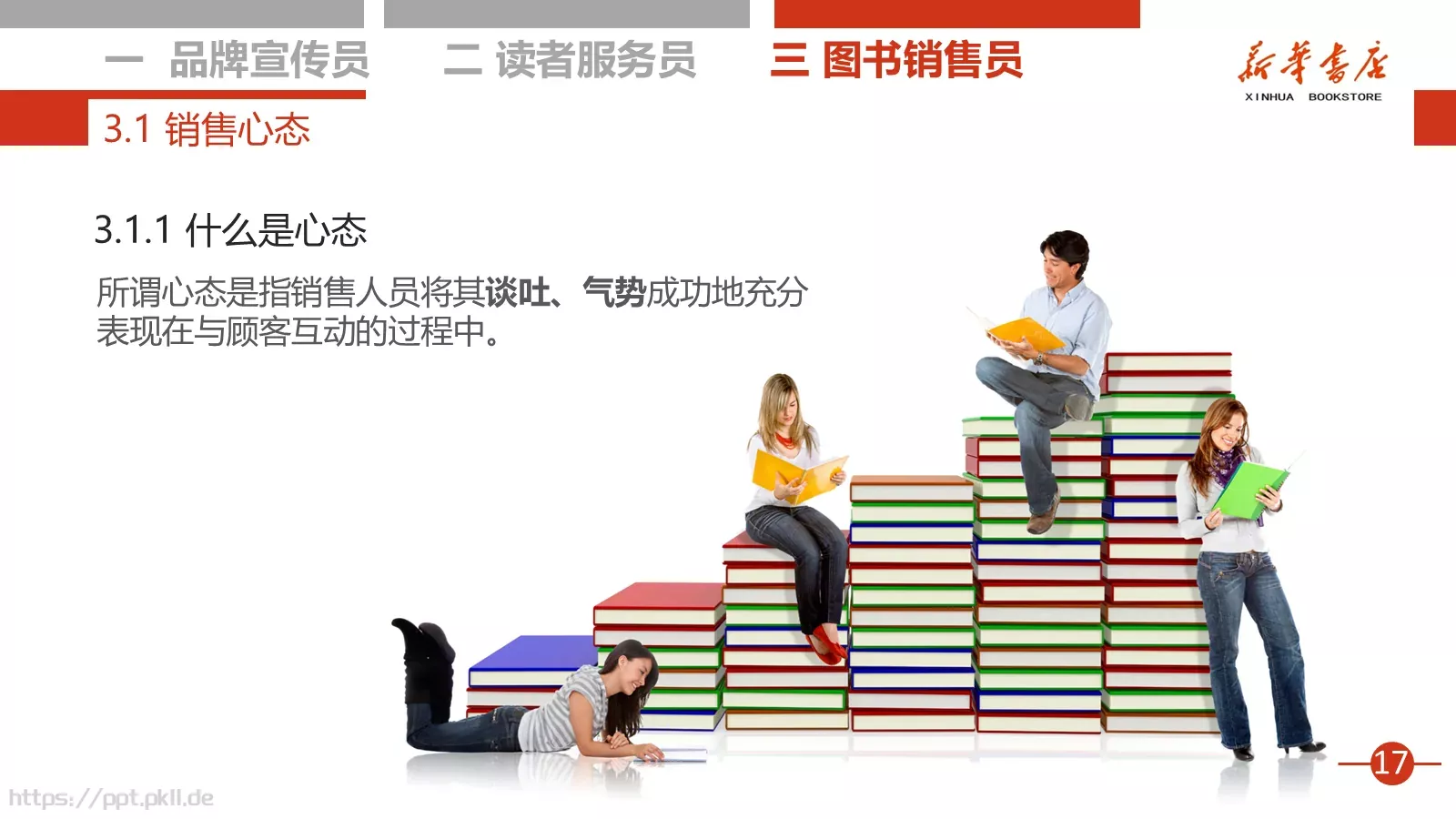 书店店员培训课程PPT模板 第 18 页预览图