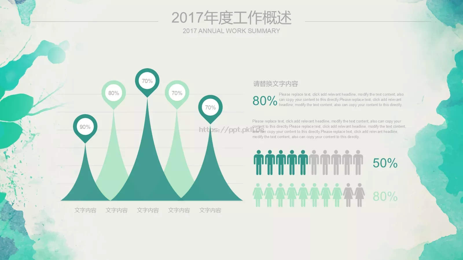 工作总结汇报PPT模板 第 16 页预览图