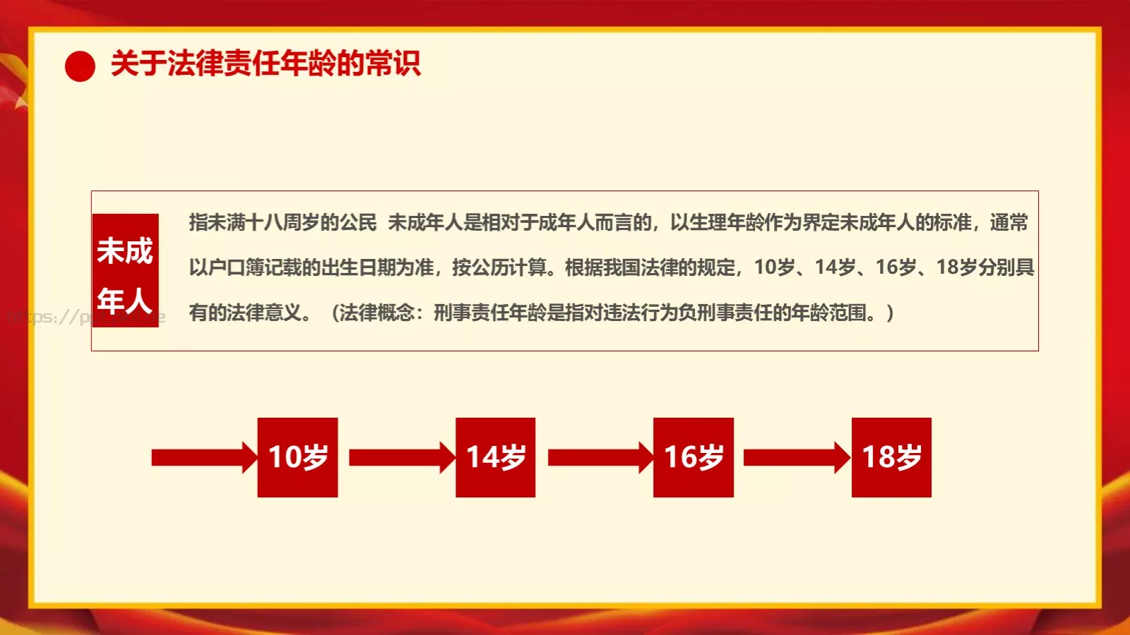 增强学生法制意识主题班会PPT模板 第 8 页预览图
