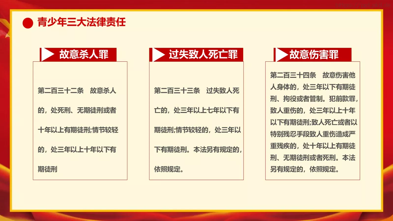 增强学生法制意识主题班会PPT模板 第 36 页预览图