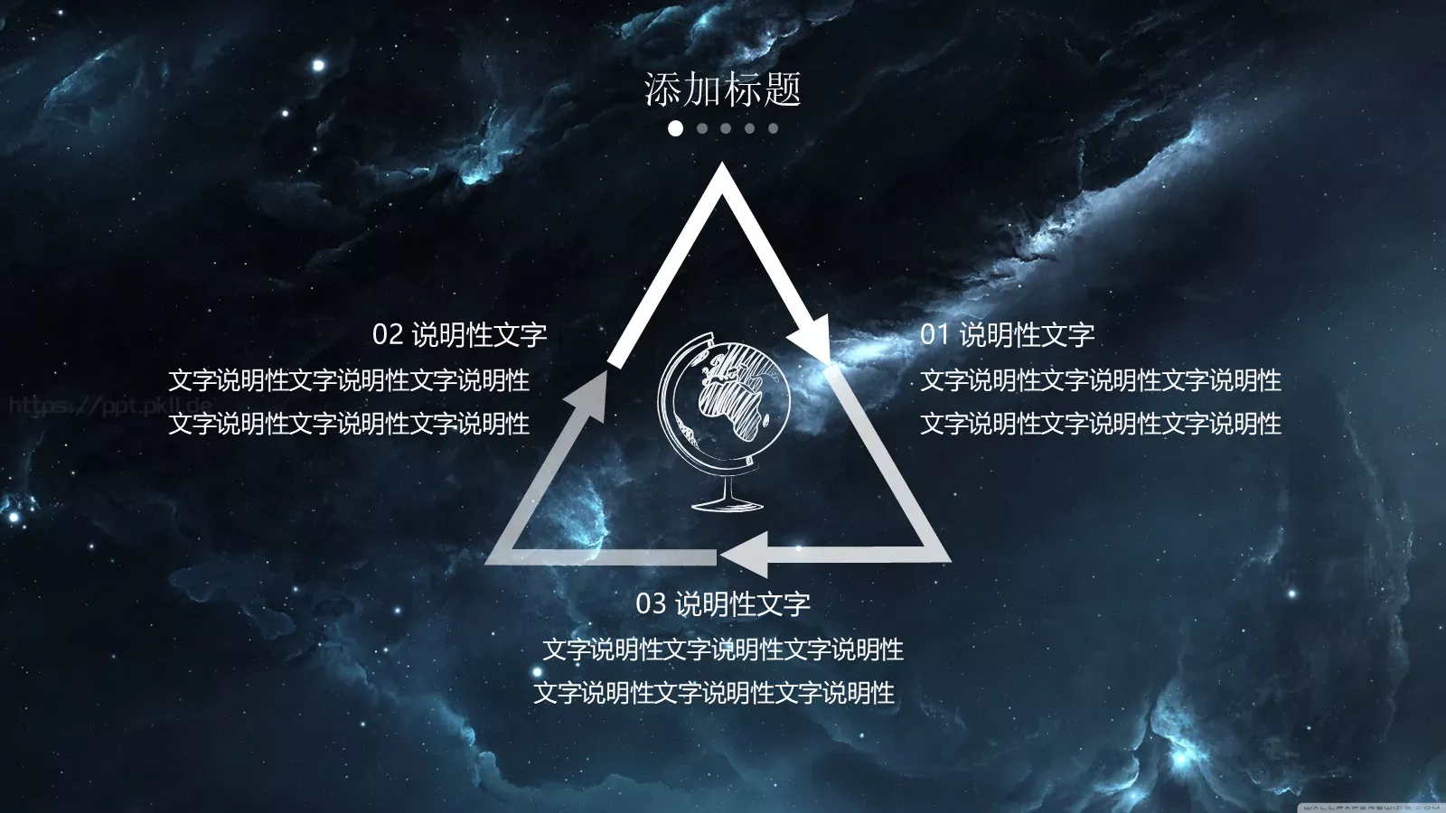 星空风商务汇报PPT模板 第 20 页预览图