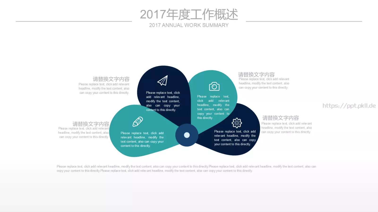 年终总结工作总结PPT模板 第 5 页预览图
