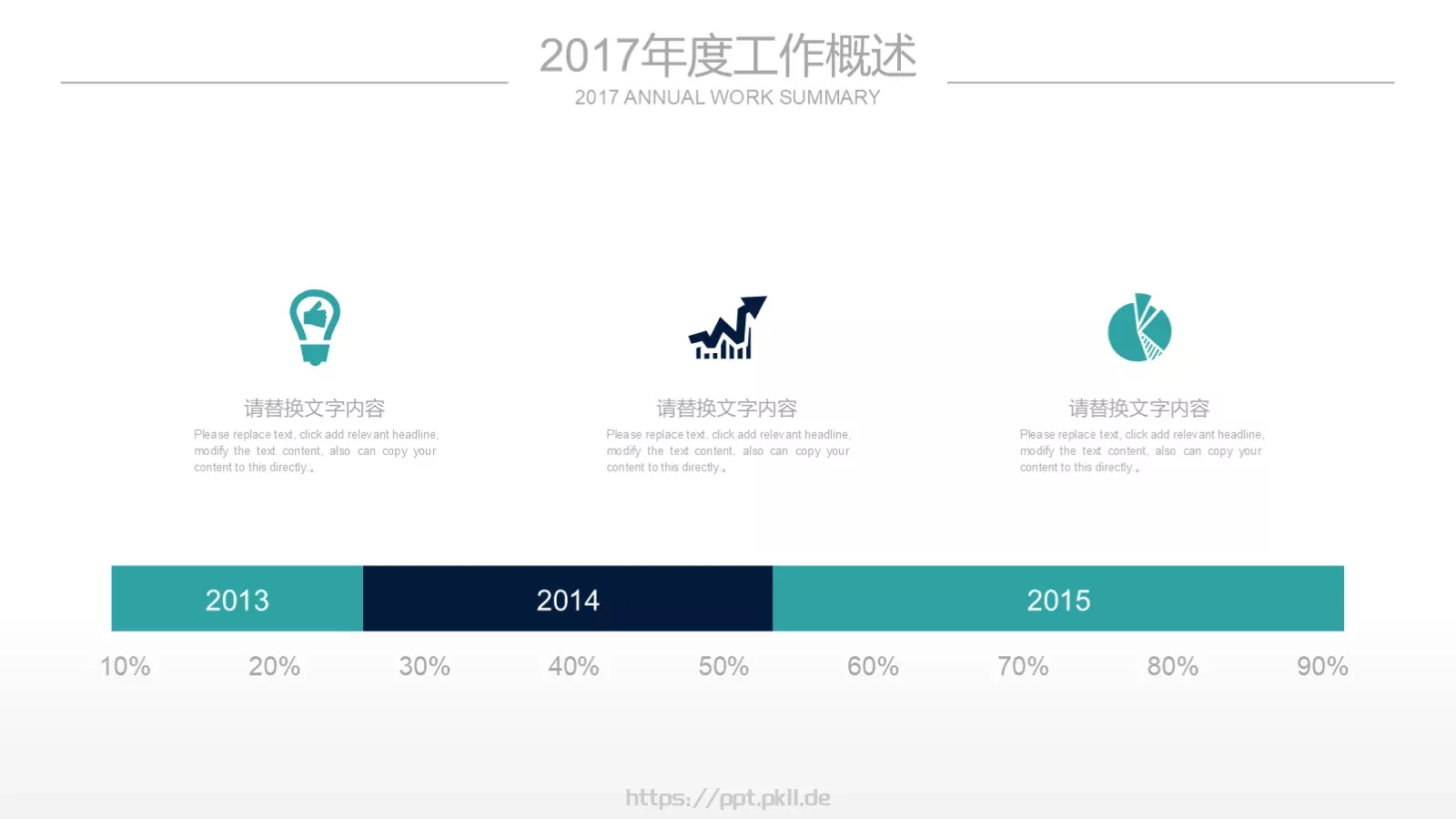 年终总结工作总结PPT模板 第 6 页预览图