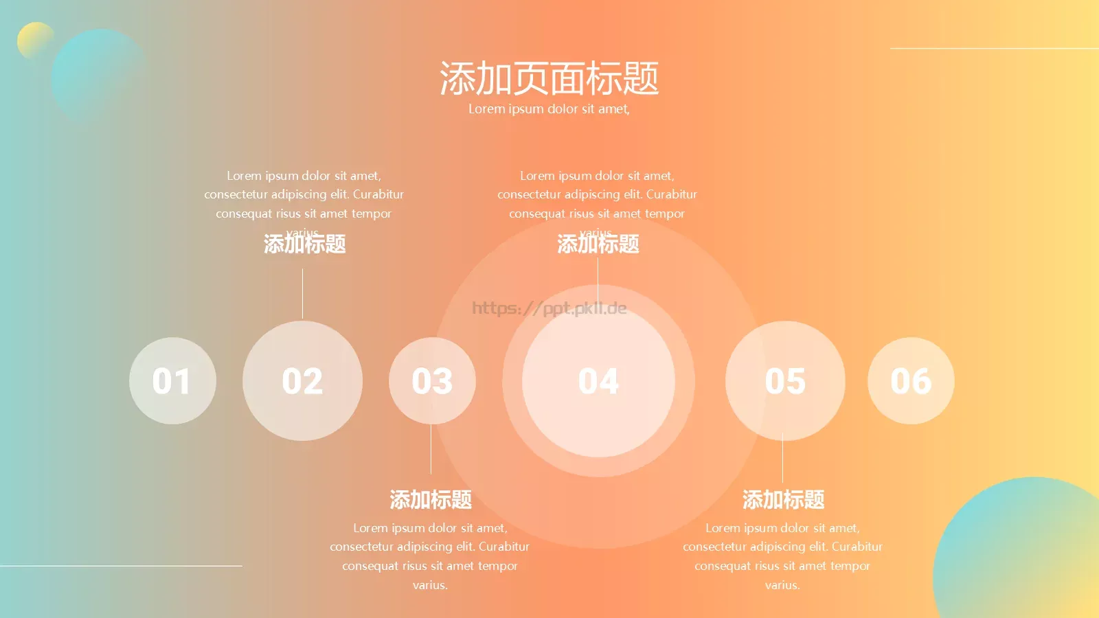 流体渐变风通用汇报PPT模板 第 6 页预览图