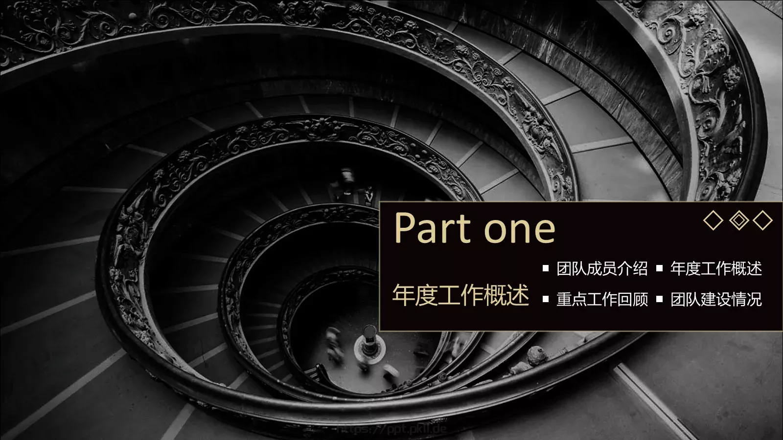 年终工作总结暨新年计划PPT模板 第 4 页缩略图