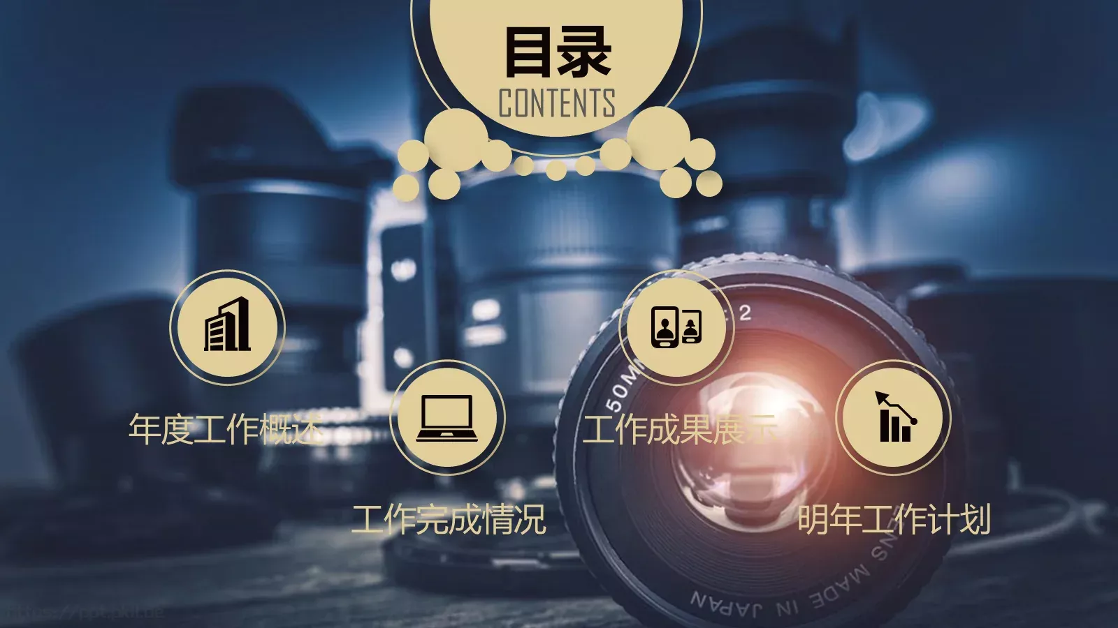年终工作总结暨新年计划PPT模板 第 3 页缩略图