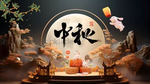 中国风中秋节活动策划PPT模板 缩略图