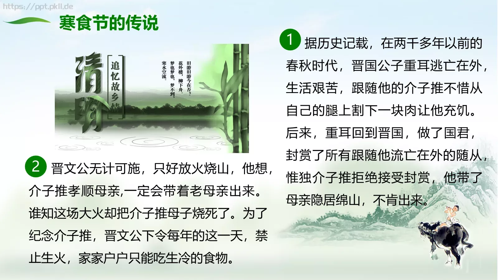 清明节50成品PPT模板 第 8 页预览图