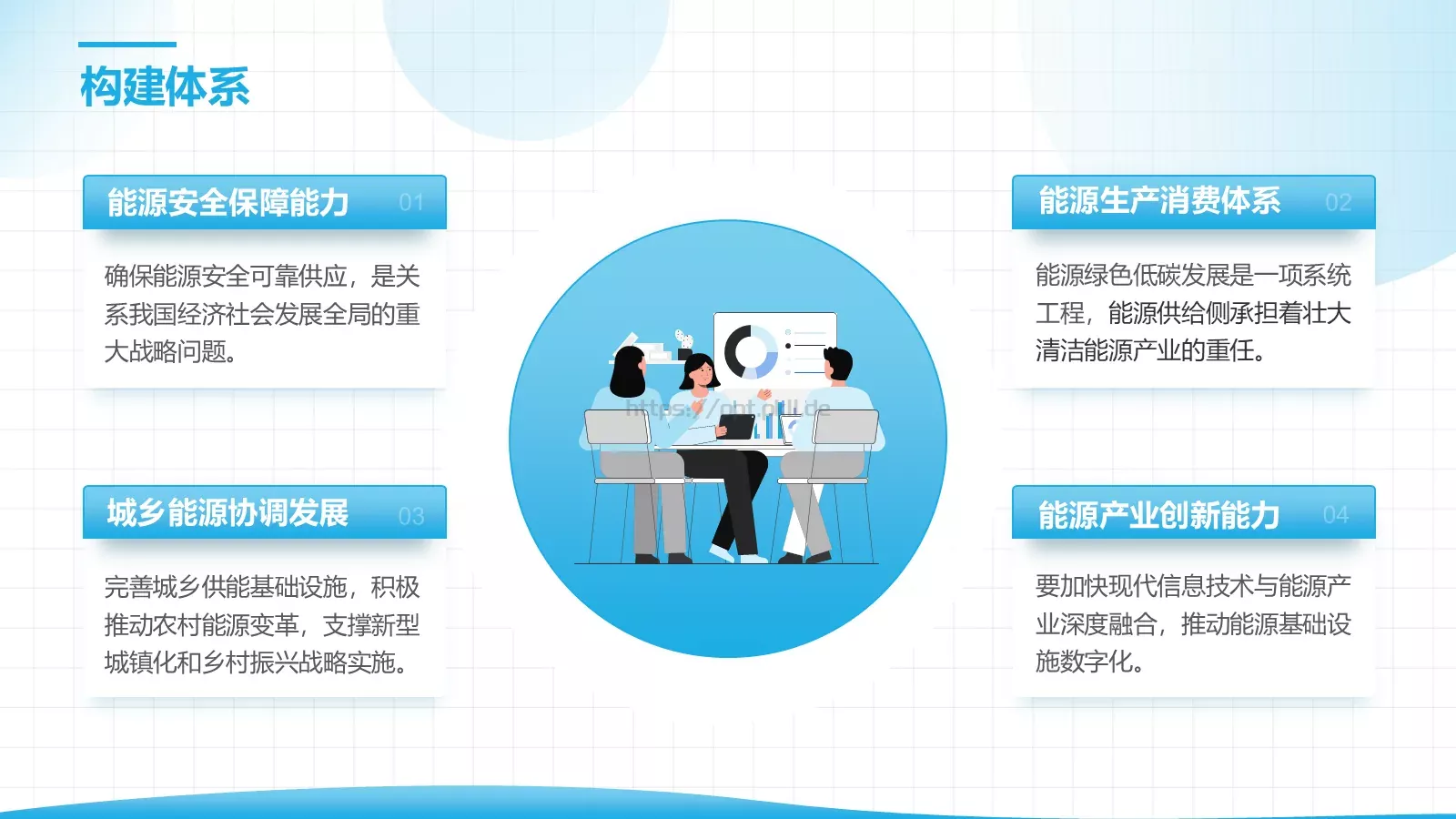 电力工作汇报PPT模板 第 19 页预览图