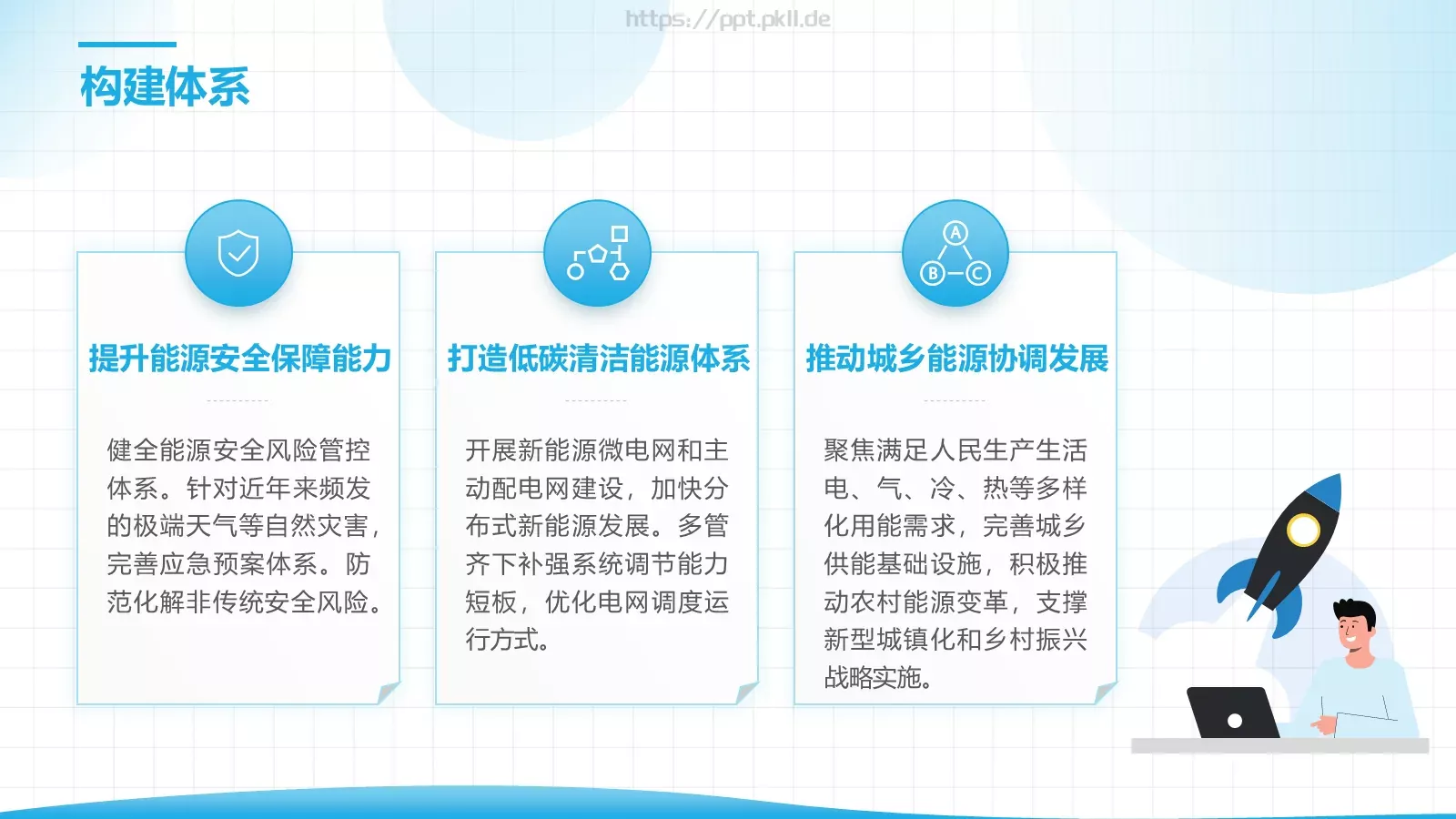 电力工作汇报PPT模板 第 21 页预览图