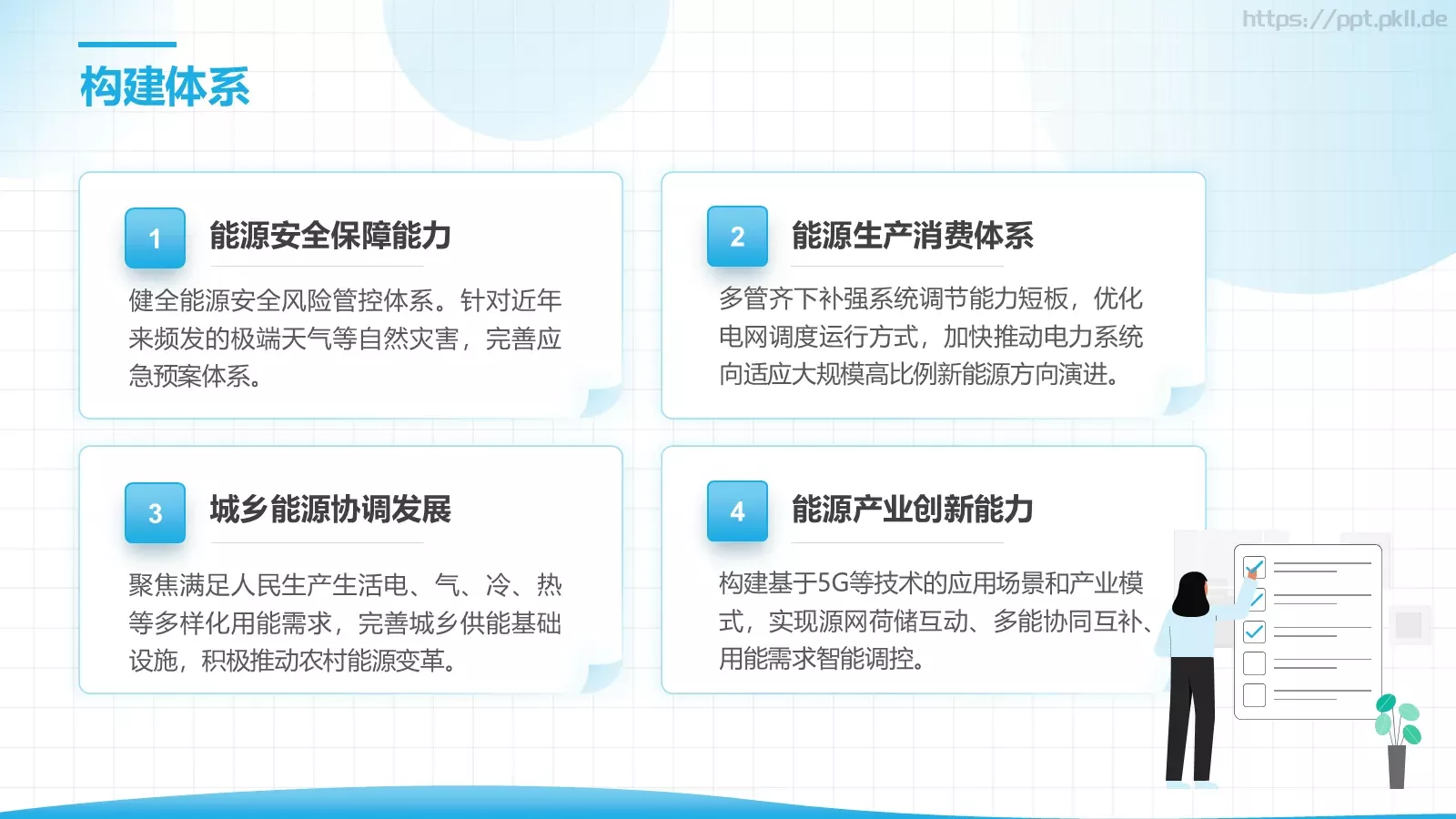 电力工作汇报PPT模板 第 20 页预览图