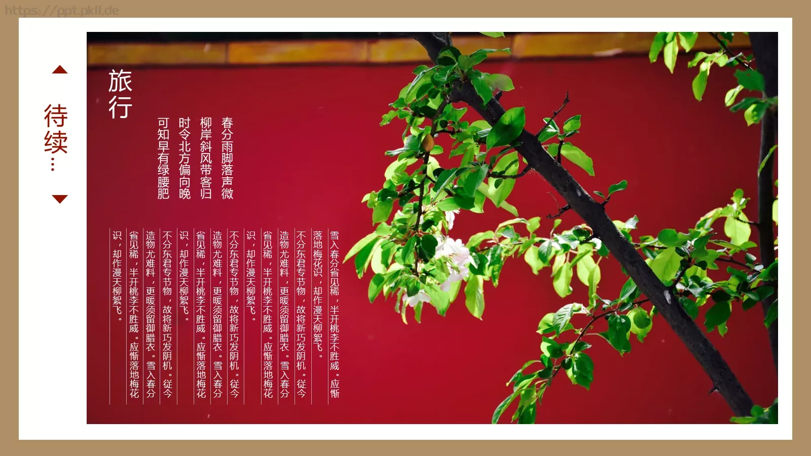 旅行PPT模板 第 14 页预览图