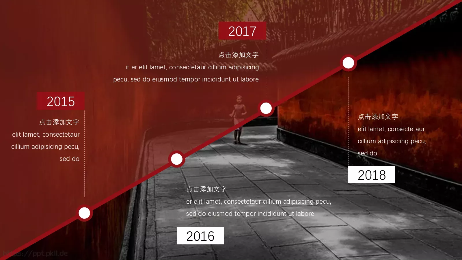 故宫一梦PPT模板 第 9 页预览图