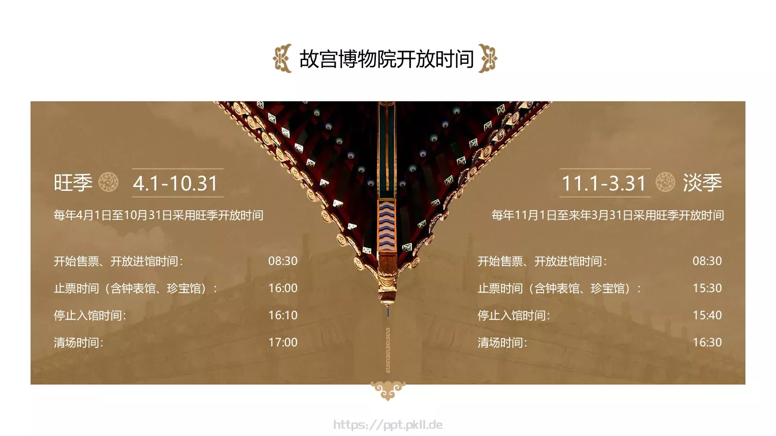 故宫文化PPT模板 第 4 页缩略图