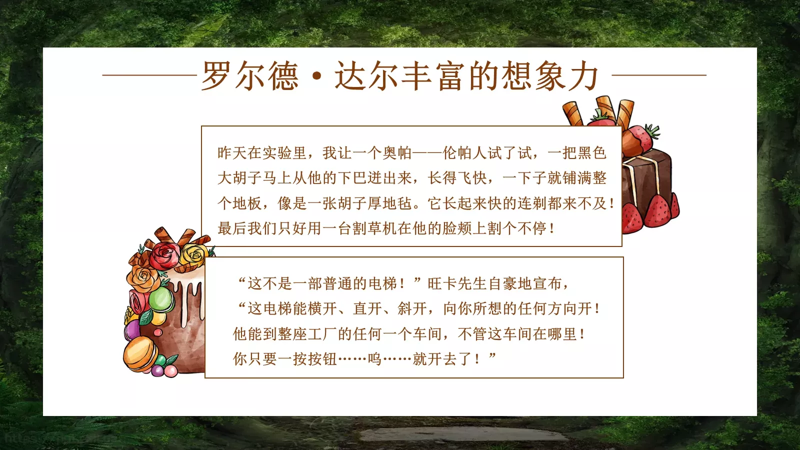 巧克力工厂主题PPT模板 第 30 页预览图
