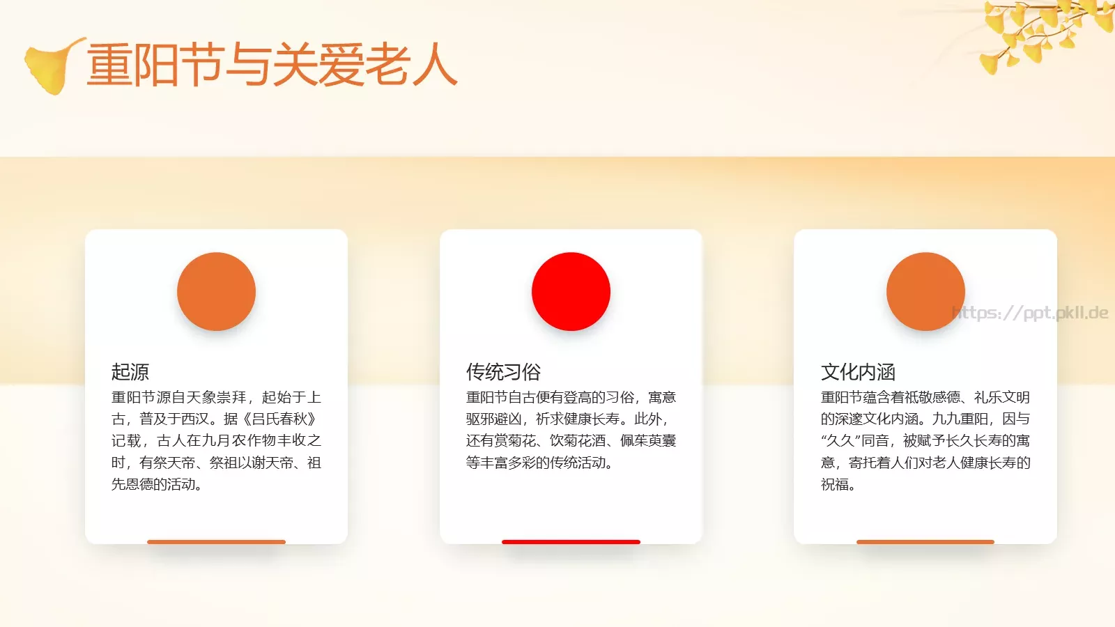 传统节日介绍讲座PPT模板 第 4 页缩略图