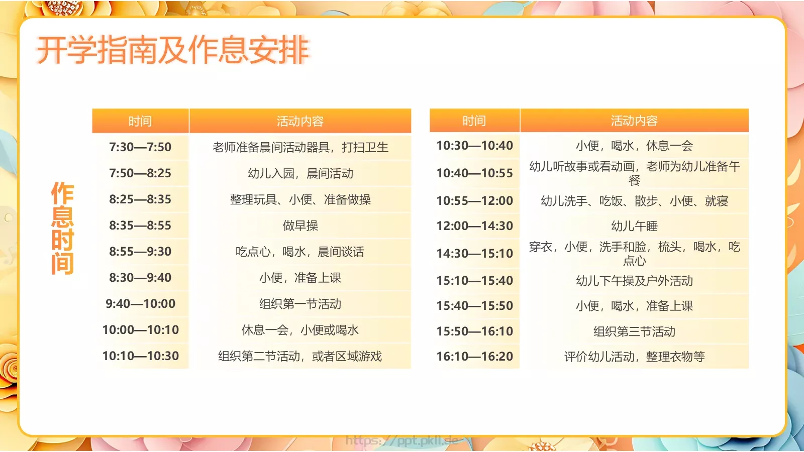 幼儿园开学家长会PPT模板 第 24 页预览图