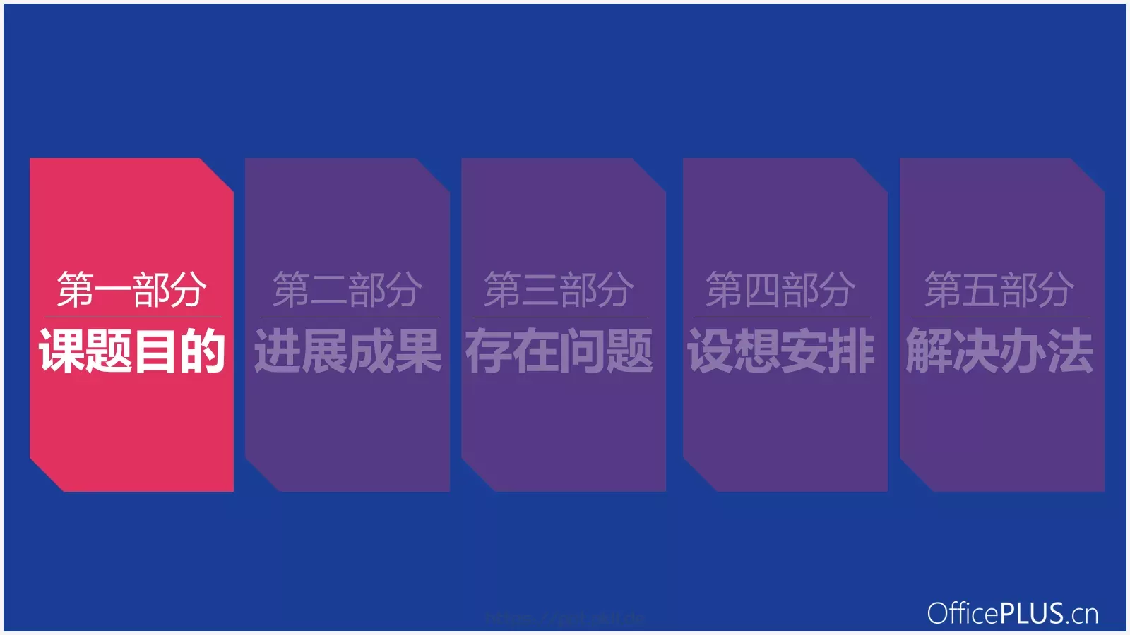 毕业论文中期汇报PPT模板 第 3 页缩略图
