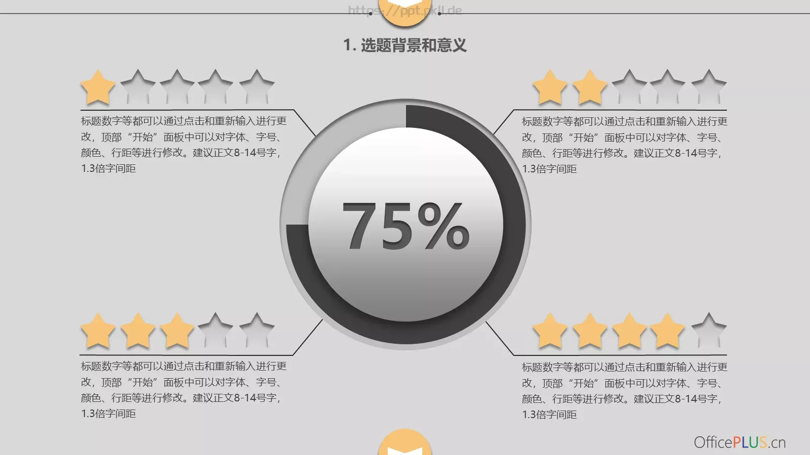毕业论文答辩PPT模板 第 5 页预览图