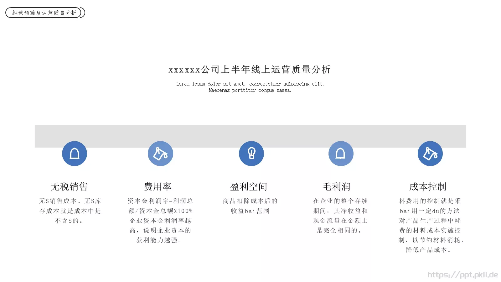 电商运营分析报告PPT模板 第 6 页预览图
