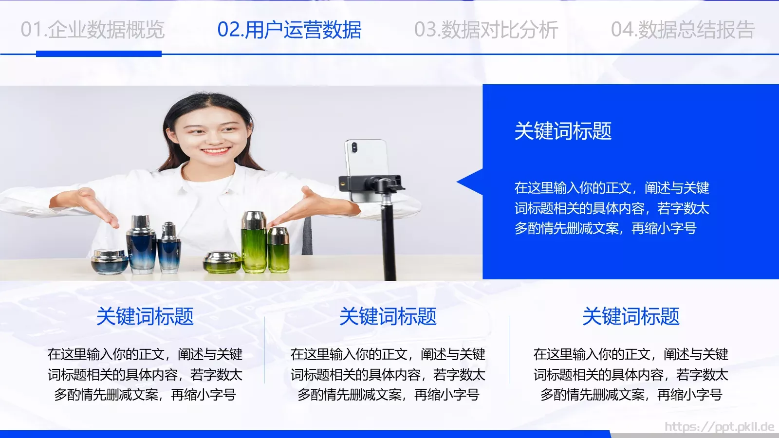 电商运营数据分析PPT模板 第 10 页预览图