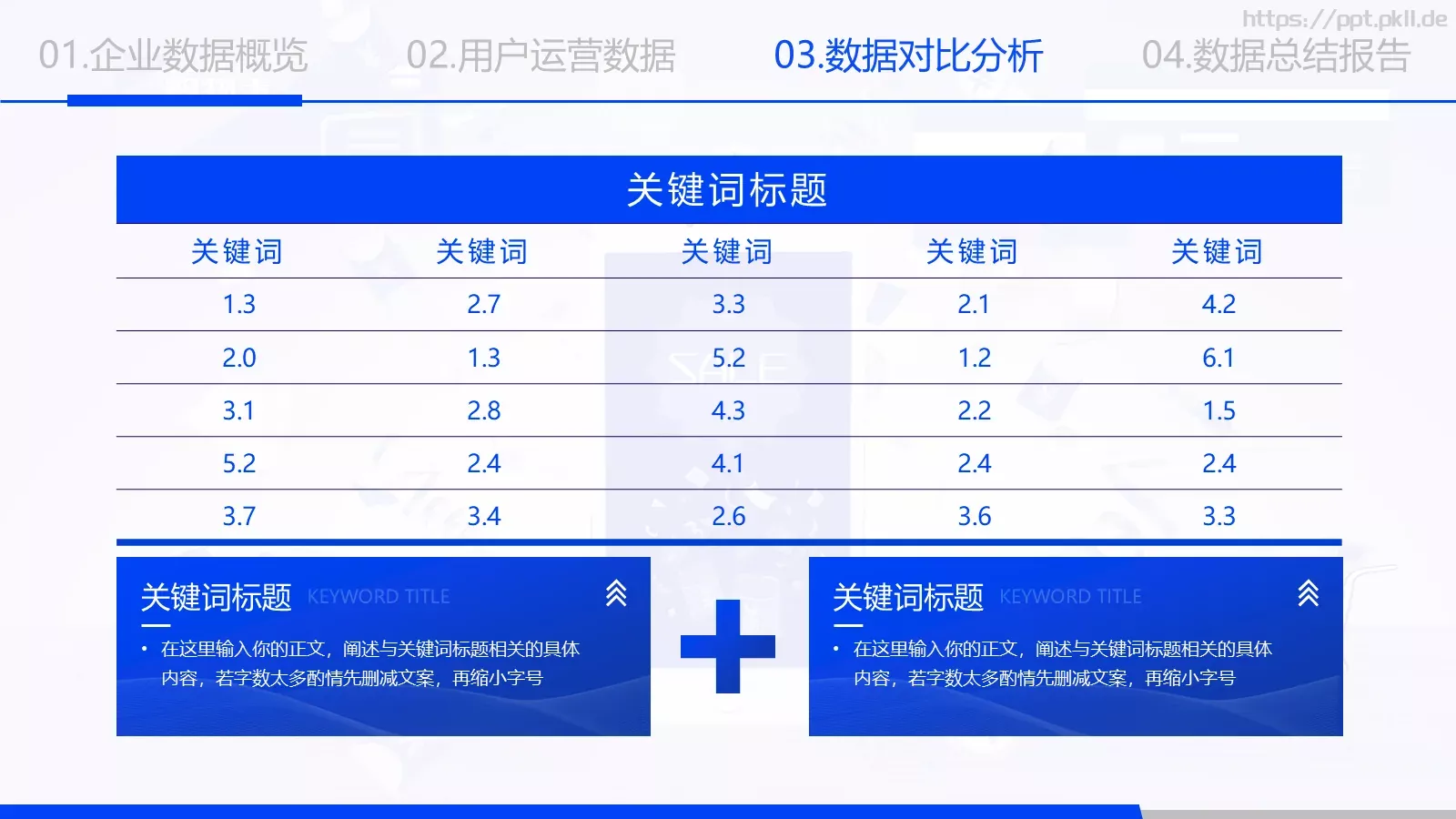 电商运营数据分析PPT模板 第 13 页预览图