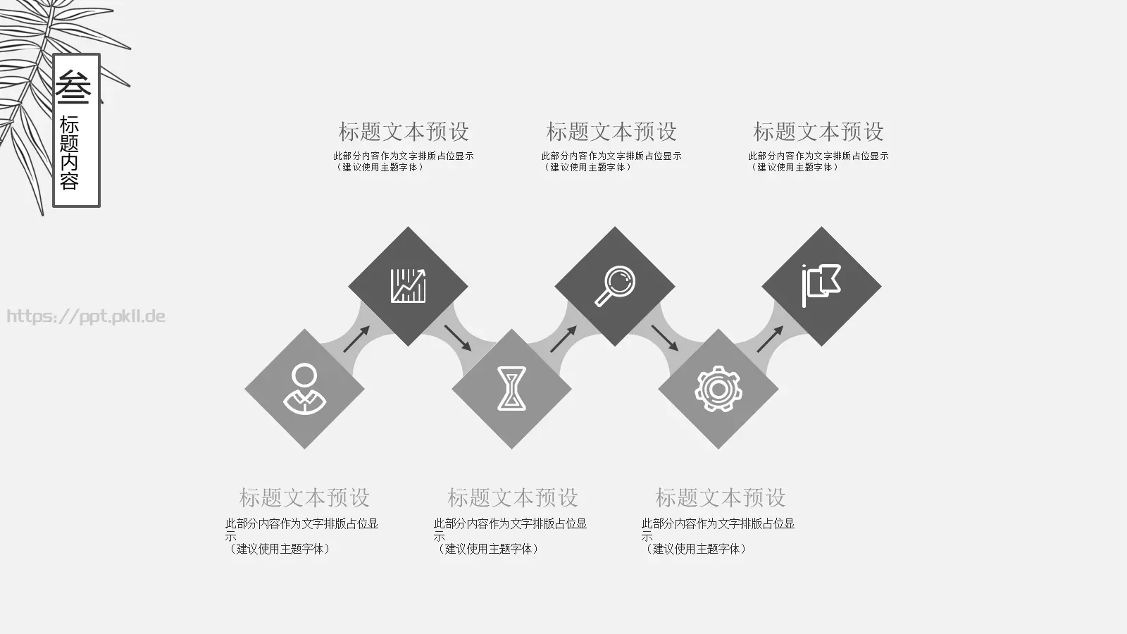 教育说课PPT模板 第 15 页预览图